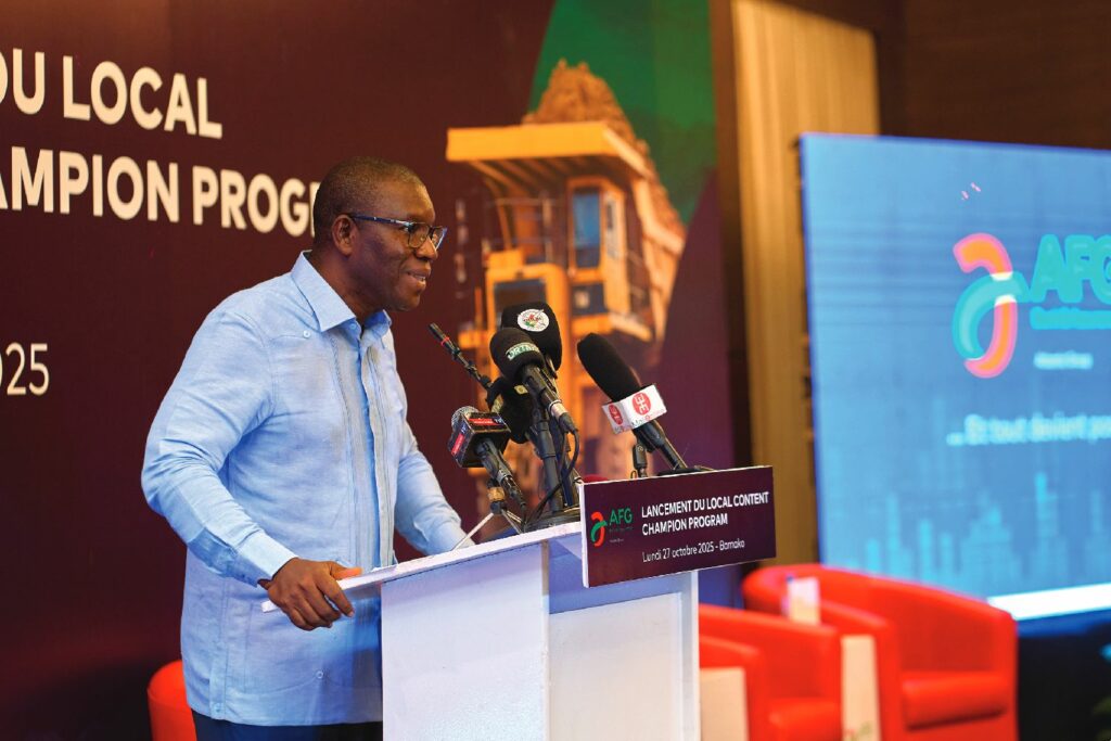 Professeur Amadou Keïta, ministre des Mines du Mali.