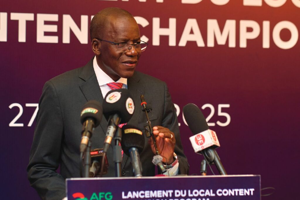 M. Sionlé Yeo, Directeur Général du Groupe AFG Holding.